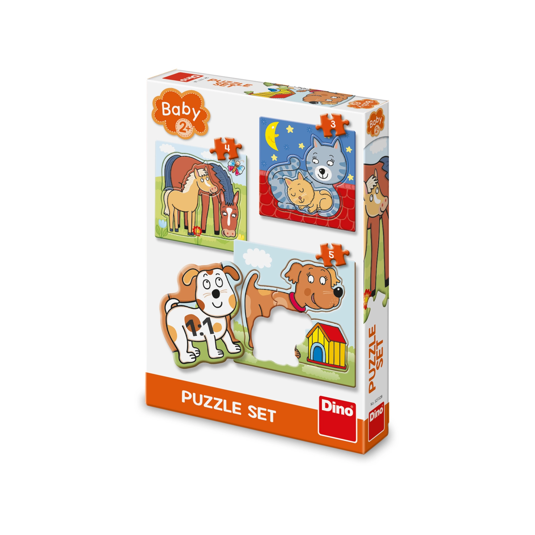 ZVÍŘÁTKA 3-5 baby Puzzle set