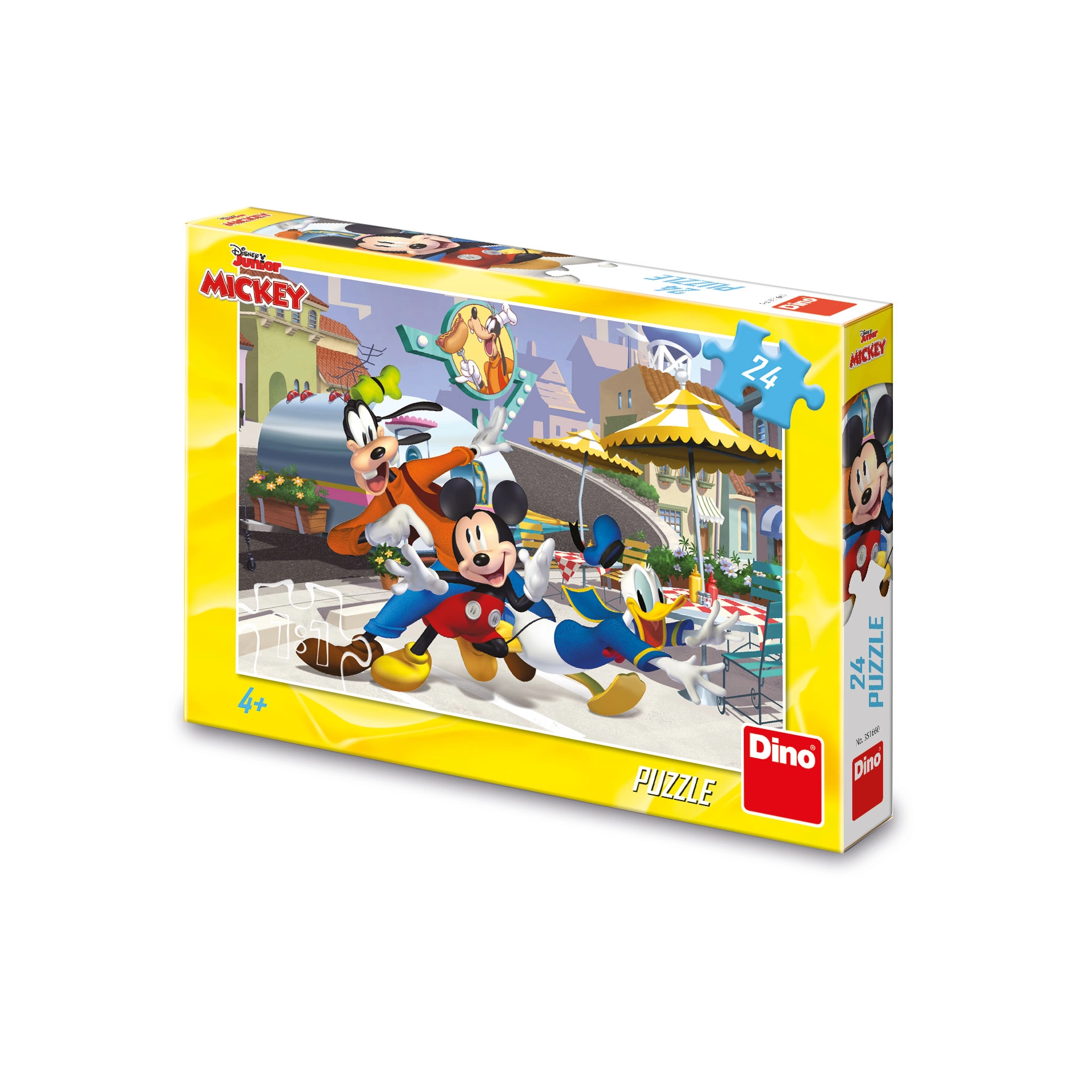 Dino Puzzle Mickey a přátelé 24 dílků