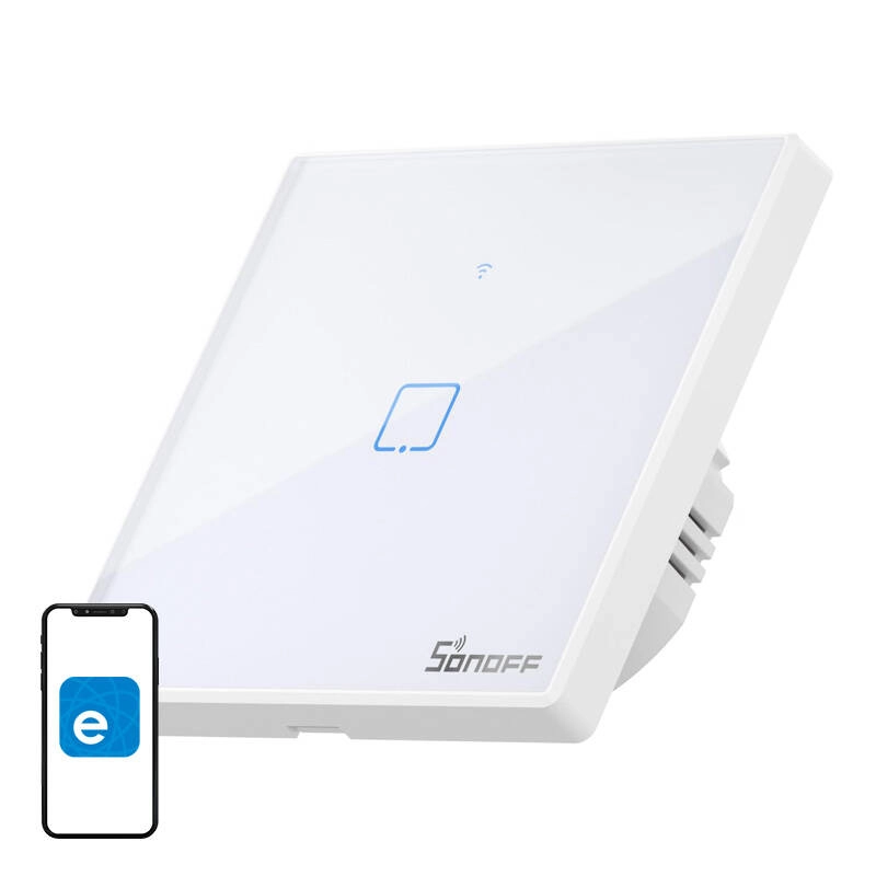 Chytrý přepínač WiFi + RF 433 Sonoff T2 EU TX (1 kanál) aktualizováno