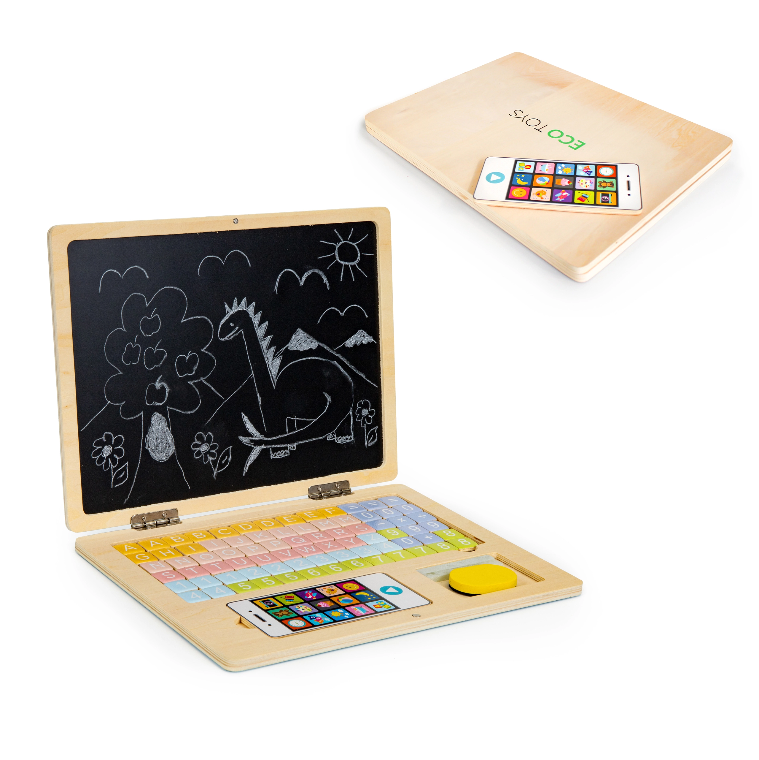 Eco Toys notebook s magnetickým monitorem