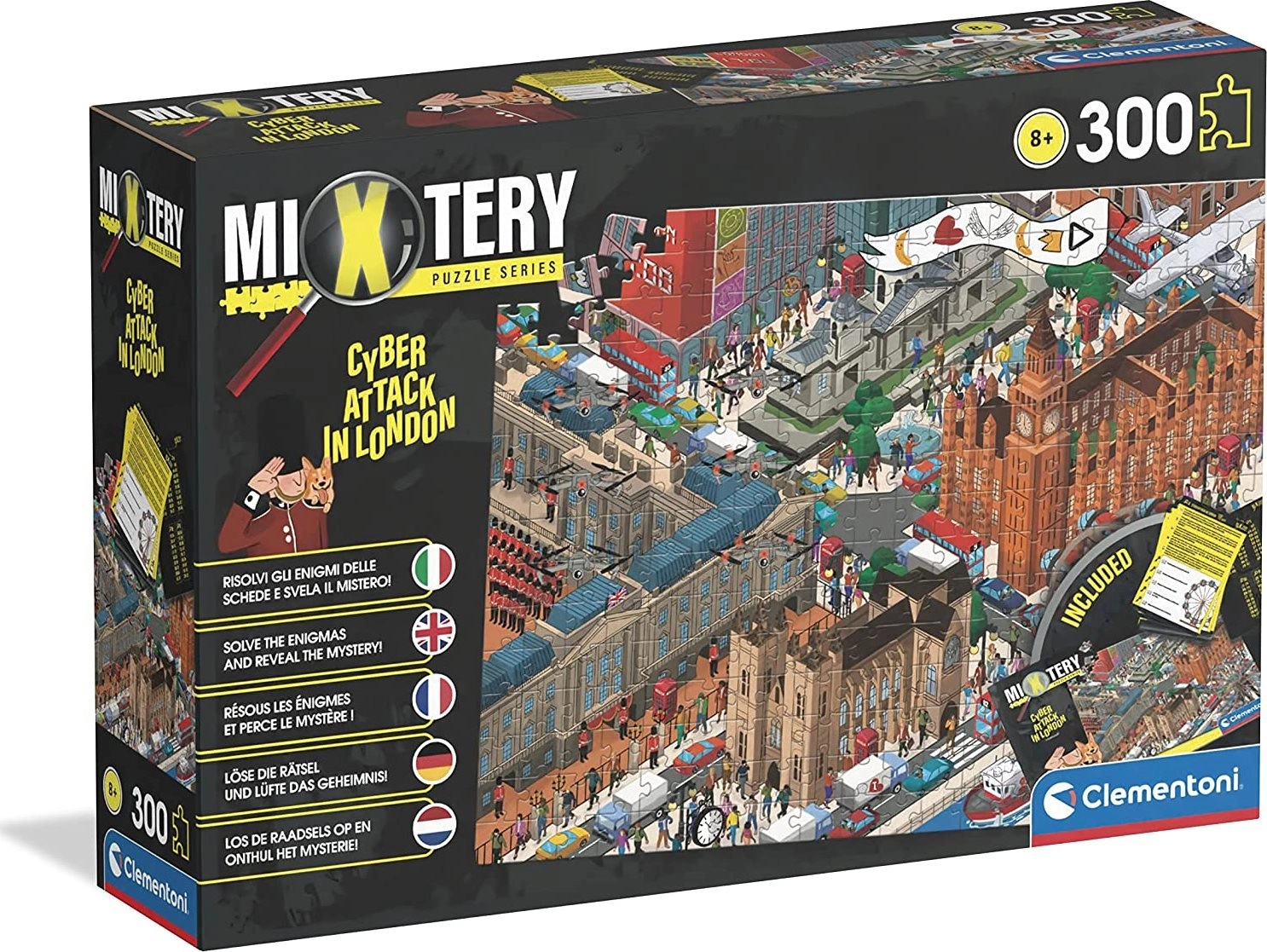 Puzzle 300 prvků Mixtery Hacking Attack v Londýně