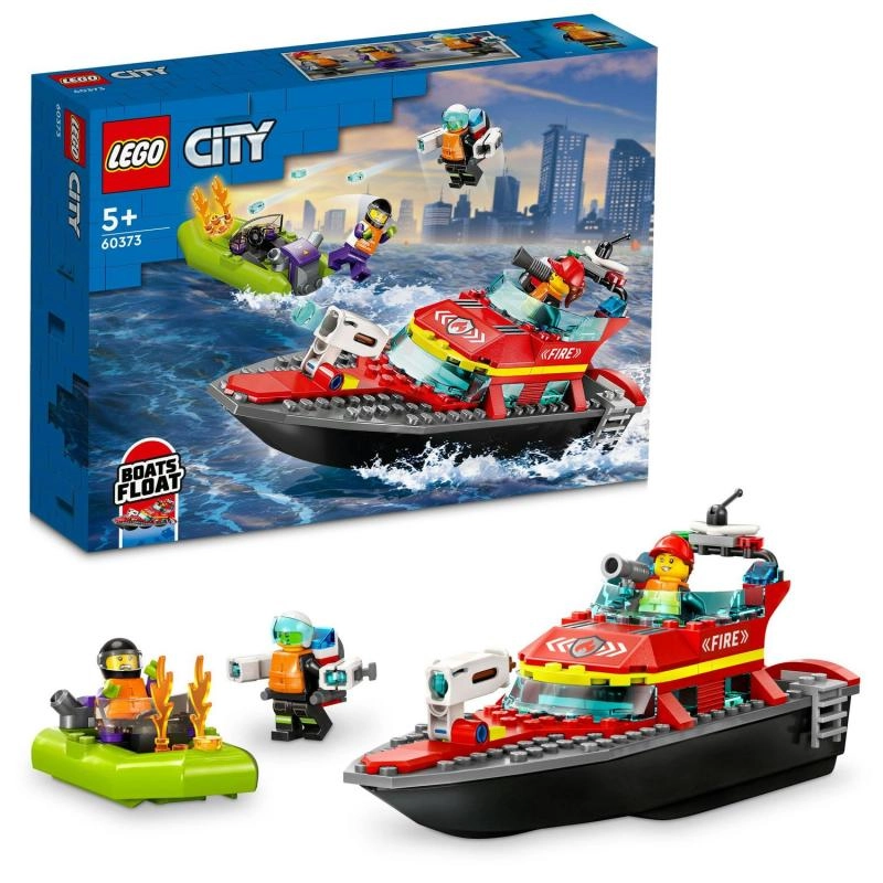 LEGO® City 60373 Hasičská záchranná loď a člun