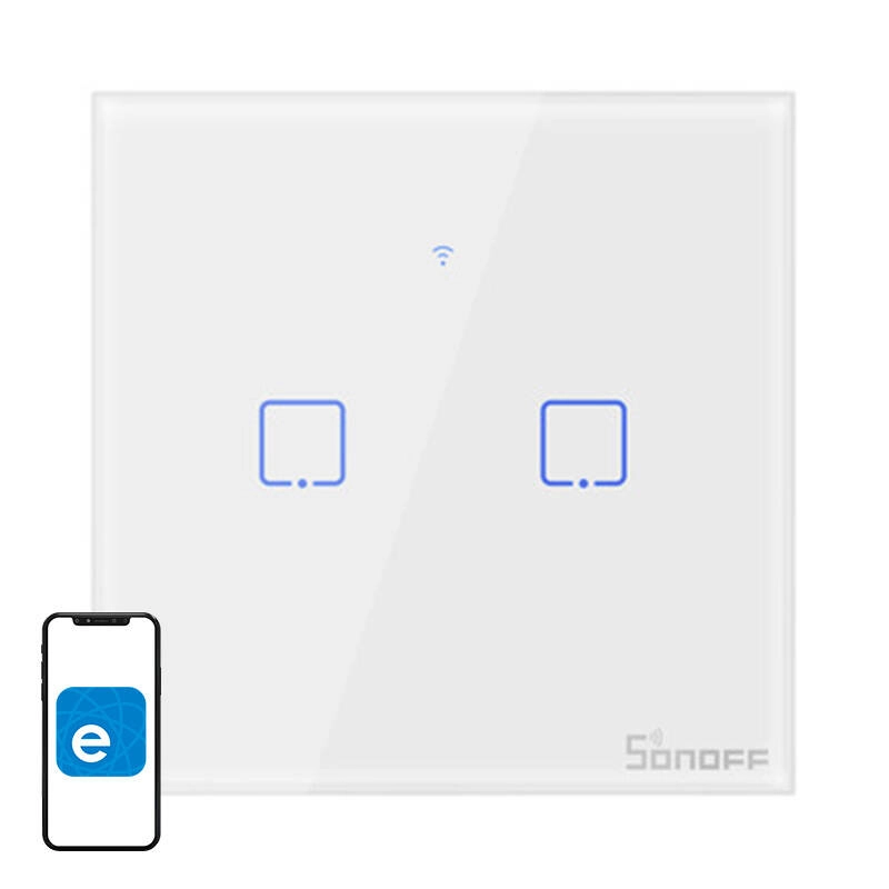 Chytrý spínač Sonoff TX WiFi + RF 433