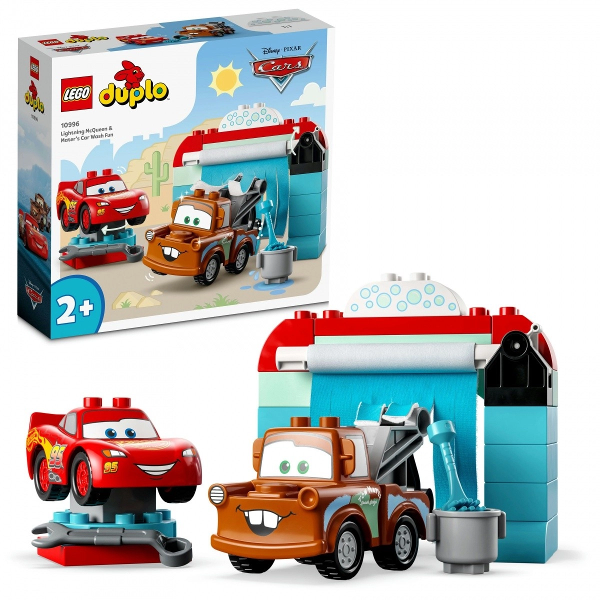 LEGO® DUPLO® Disney 10996 Na myčce s Bleskem McQueenem a Burákem