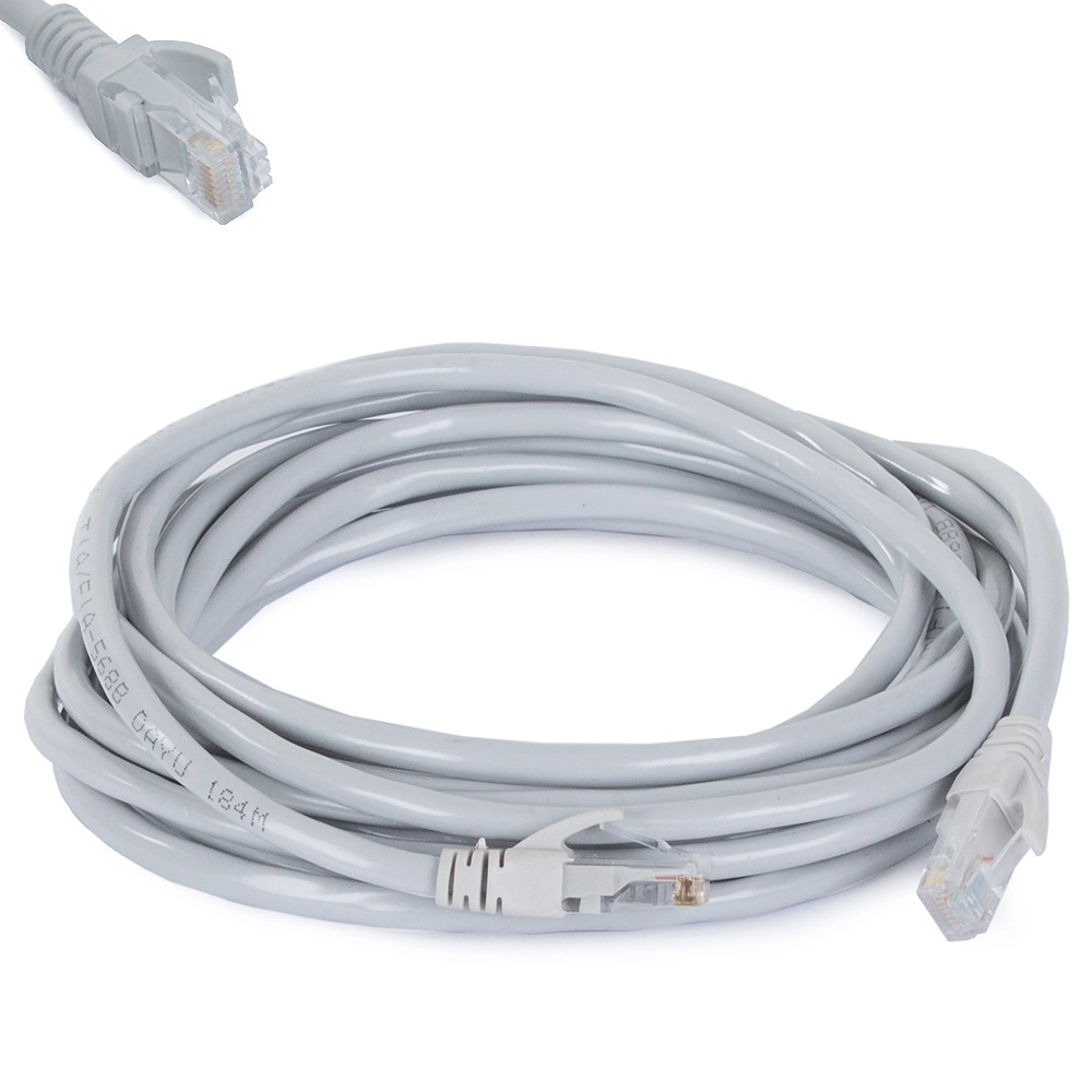 Verk 13133 RJ45,CAT6, 5m, šedý