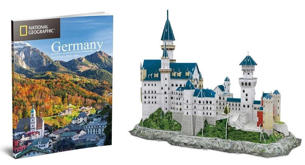 3D puzzle National Geographic: Zámek Neuschwanstein