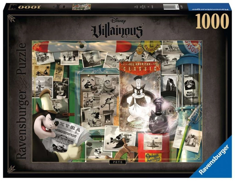 2D puzzle 1000 dílků Villainous. Pete