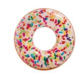 Nafukovací kruh bílý donut 114 cm