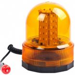 Oranžový maják 56 LED žárovka 12V